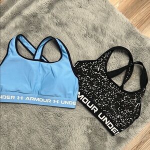 Under Armour Women's Sports Bra Set - Blue and Black